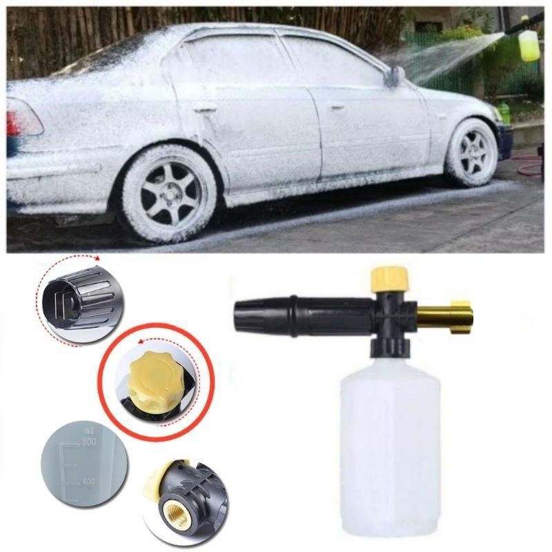 Snow Foam Lance Cannon for Pressure washer Black Decker Lotus Michelin