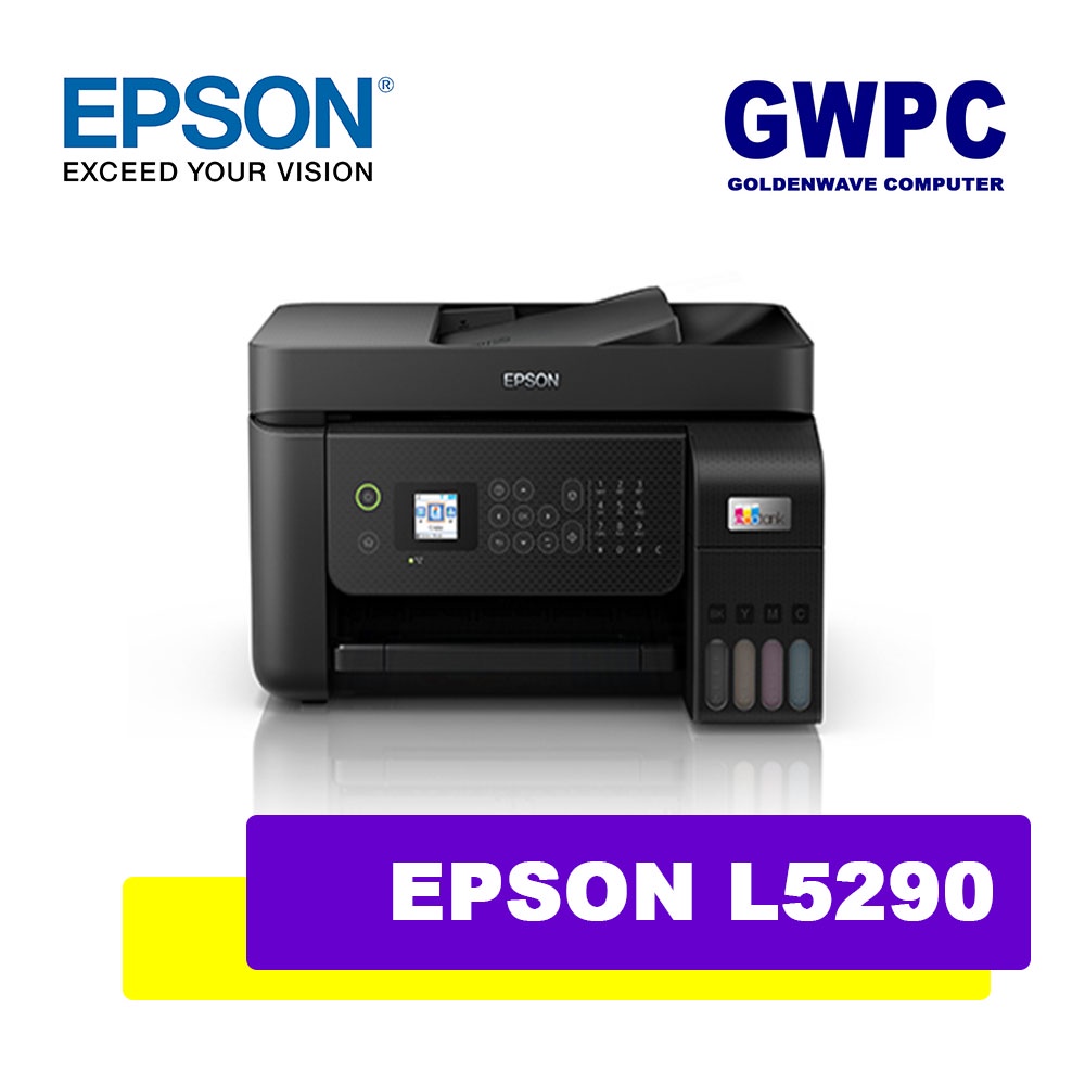 Epson EcoTank L5290 WiFi AllinOne Ink Tank Printer with ADF Shopee