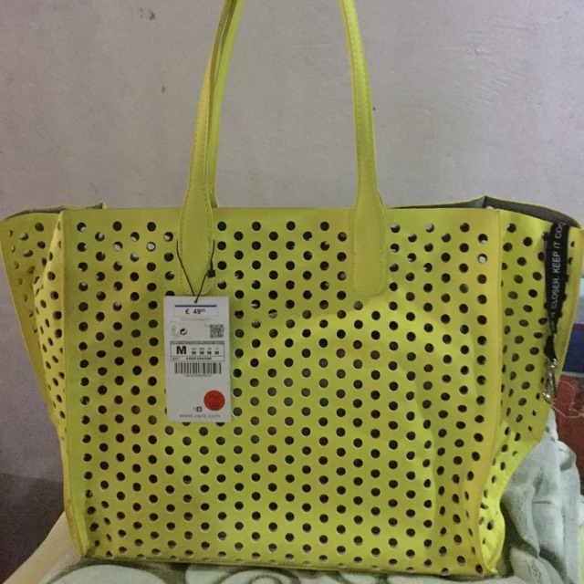 Zara medium tote discount bag