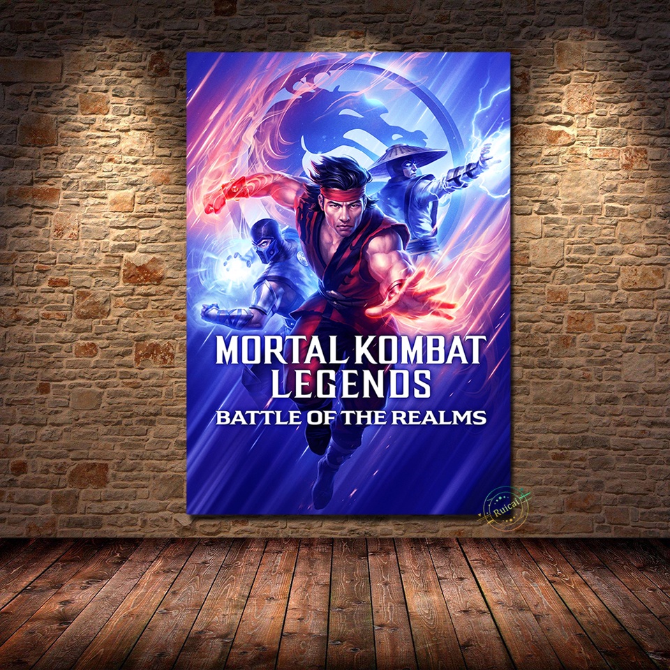 Mortal Kombat Legends Battle of the Realms Poster Canvas Painting ...