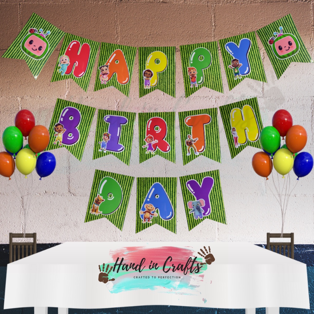 Customized Any Occasion Party Banners (Bunting) | Shopee Philippines