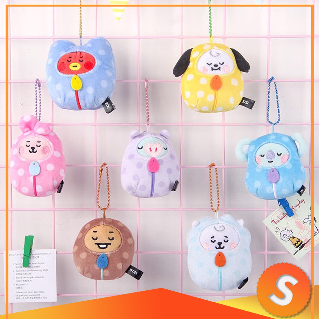 BTS BT21 Sleeping bag doll Tata Cook RJ Koya Shoky Mang Chimmy