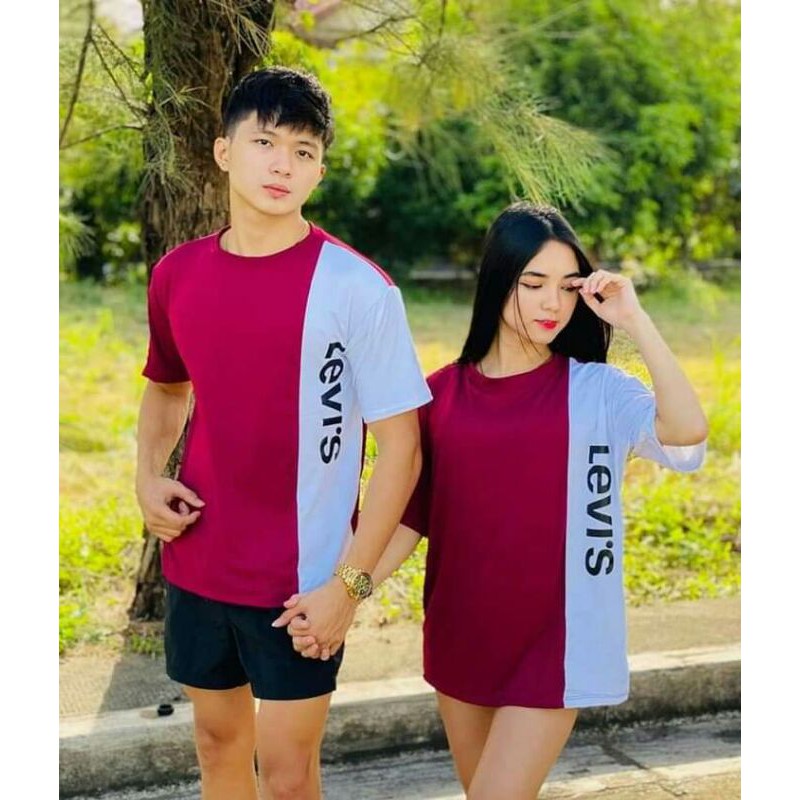 T shirt best sale couple levi's