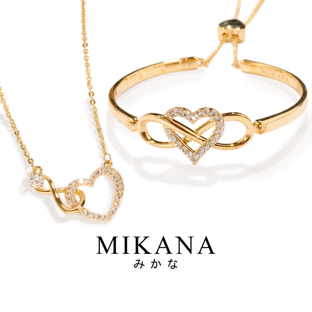 Mikana 18k Gold Plated Aphrodite Love Jewelry Set Accessories For Women ...