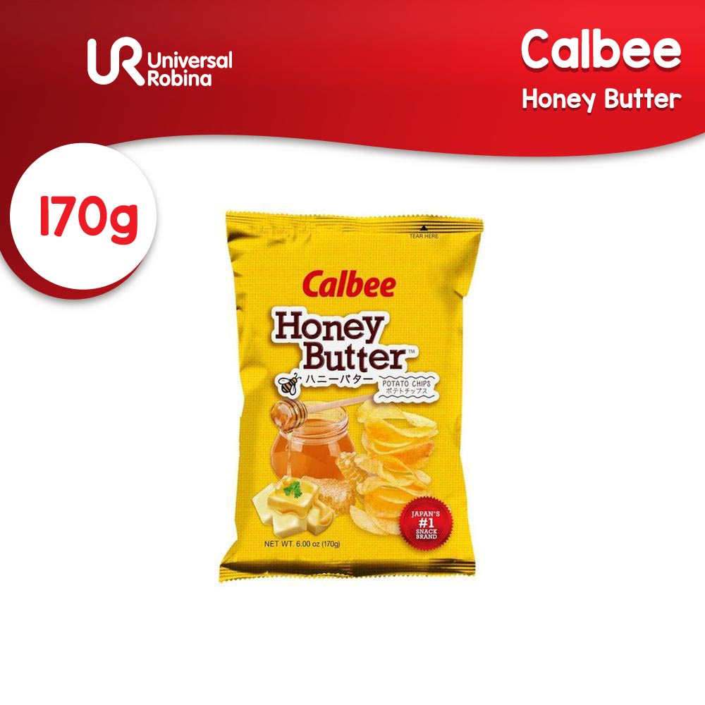 Calbee Potato Chips Honey Butter Party Size 170g