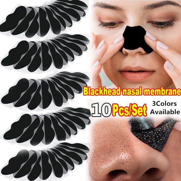 10Pcs Blackhead Acne Removal Stickers Deep Cleansing Nose Strips ...