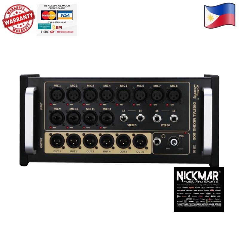 Soundking DB16 Digital Mixer Shopee Philippines