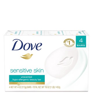 Dove Sensitive Skin Beauty Bar, 6x106g Beauty Bars 