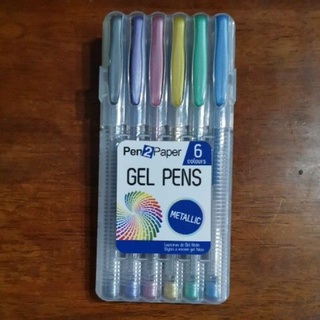 6 Neon Gel Pens