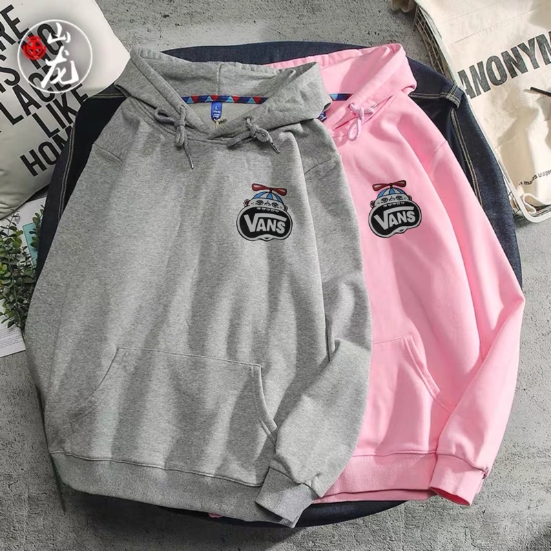 Plain Vans Unisex jacket hood no zipper Shopee Philippines