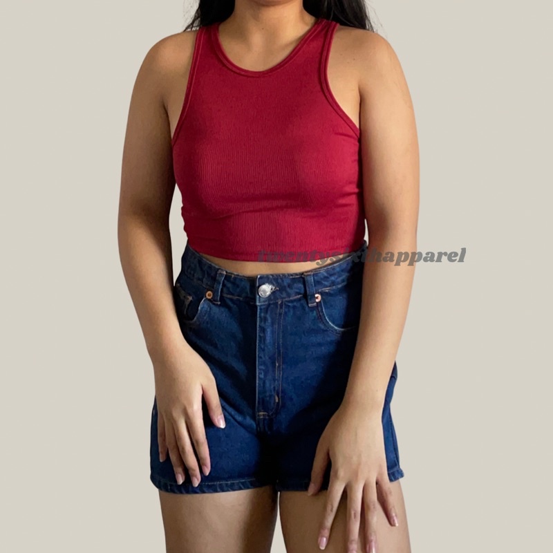 EXP - Zara - Red Crop Top and Skirt