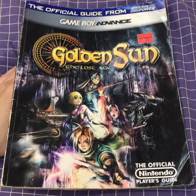 Golden Sun The Lost Age Nintendo GBA Game Boy Advance Guide | Shopee ...