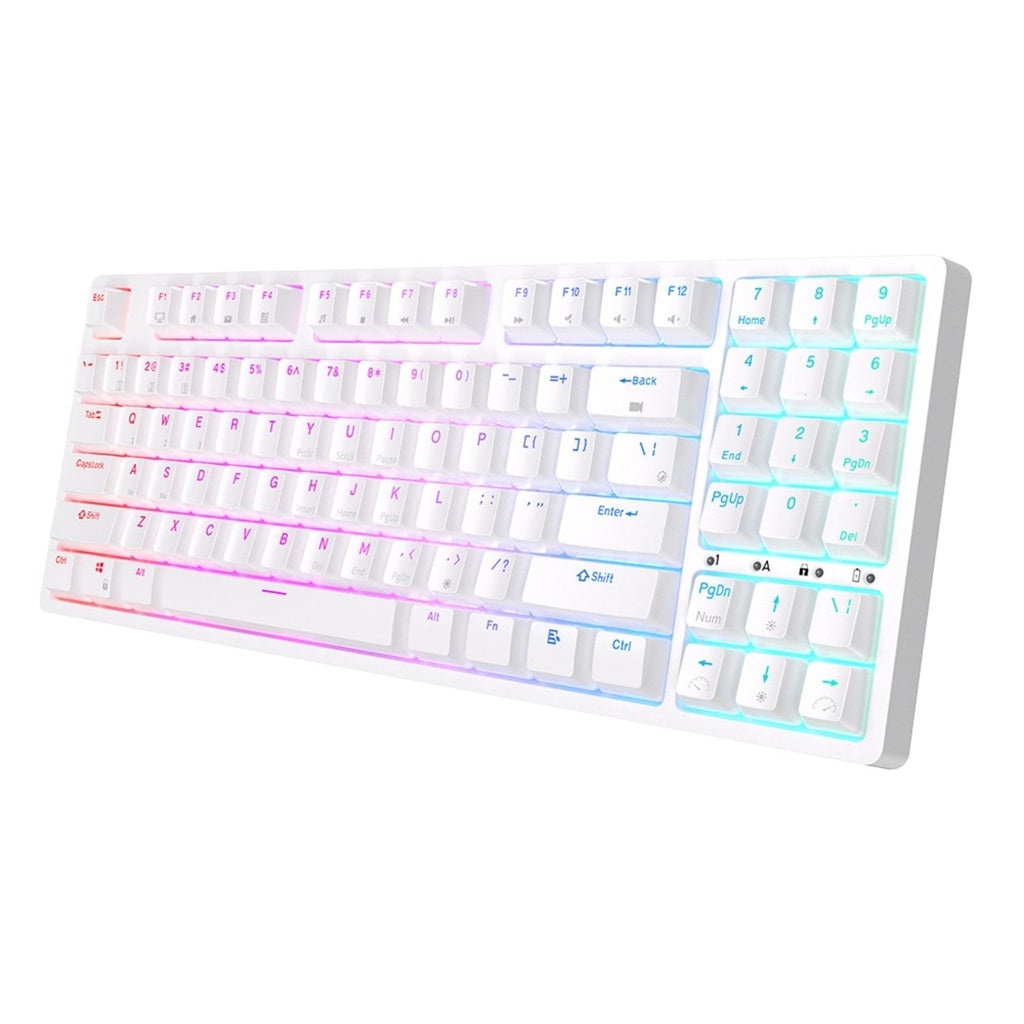 ROYAL KLUDGE RK92 Tri-Mode RGB 92 Keys Hot Swappable Mechanical ...