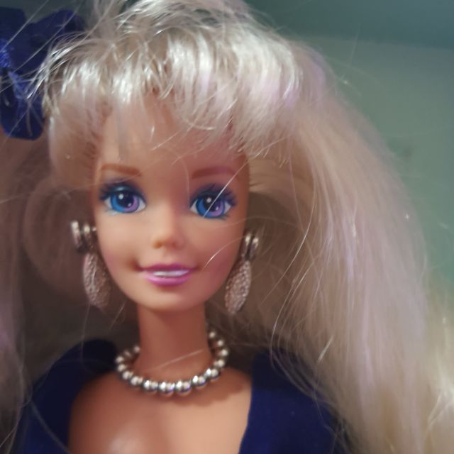 Winter velvet barbie discount doll