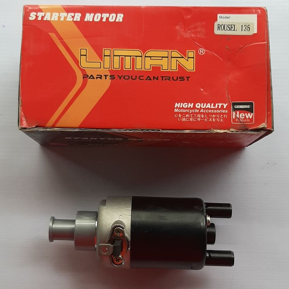 STARTER MOTOR ROUSER 135 LIMAN BRAND | Shopee Philippines