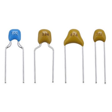 2pcs Multi-Layer Ceramic Capacitor MLCC Radial 220pF/1nF/6.8nF/100nF ...