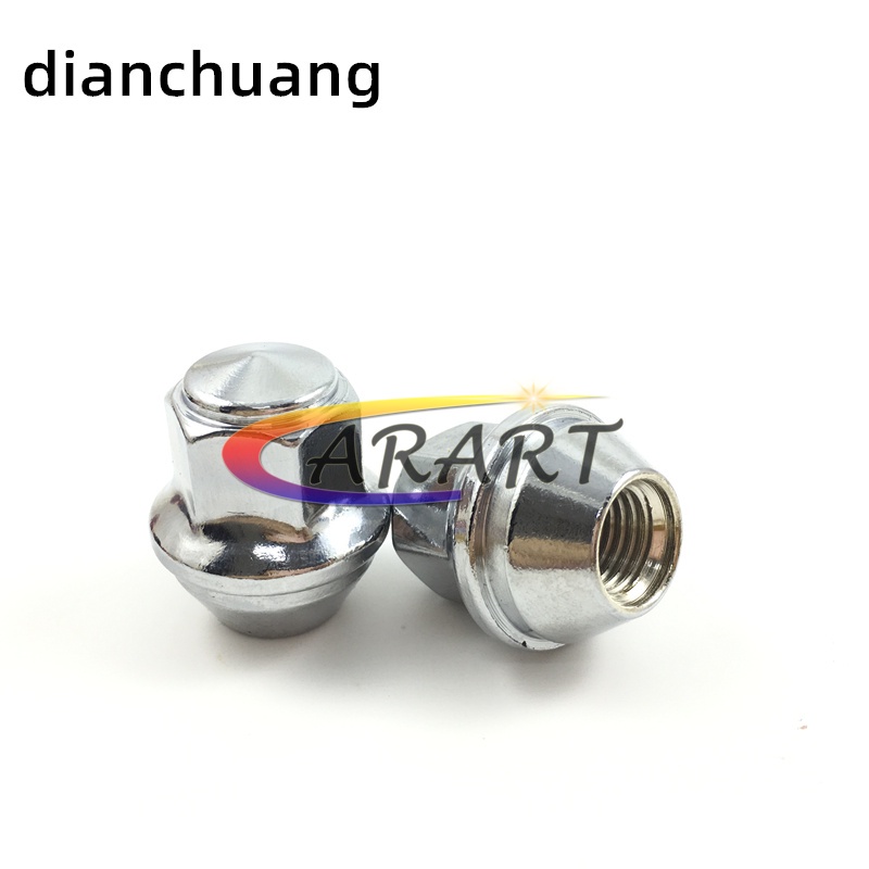 1 Piece Polychromatic Alloy Steel Wheel Nuts For Ford Fiesta Mondeo C