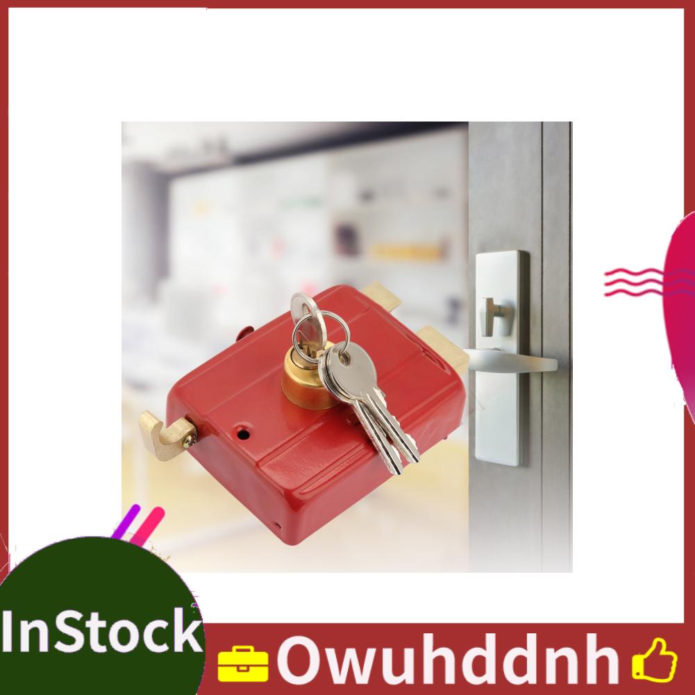 Owuhddnh Night Latch Anti-Theft Gate Locks Heavy Duty Metal Anti-Rust ...