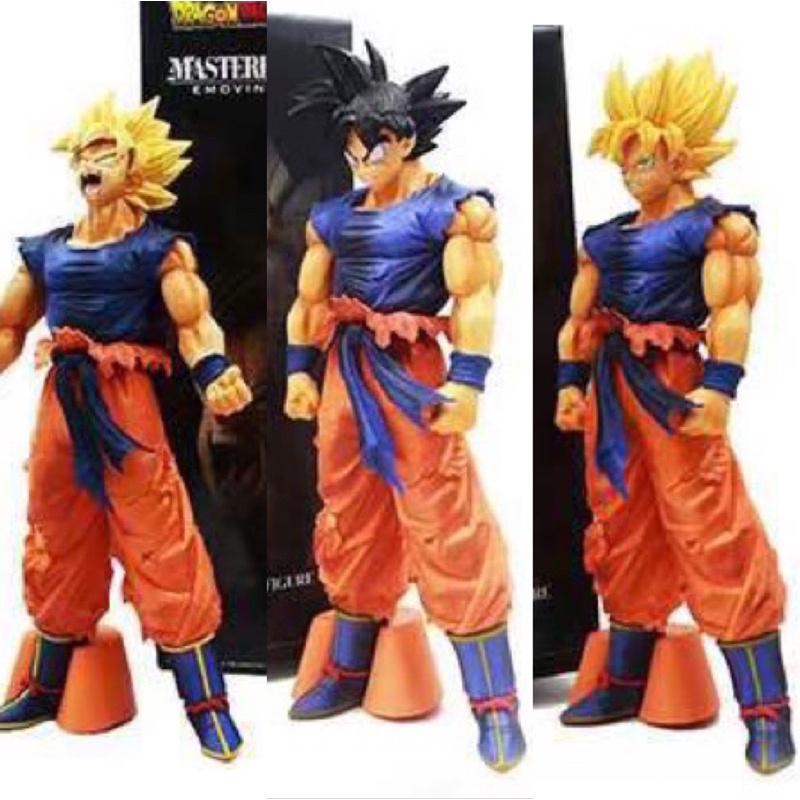 Figurine Dragon Ball Z Goku Gogeta 30 Cm, 2 Têtes, GK PVC, 2023, Sans Boîte