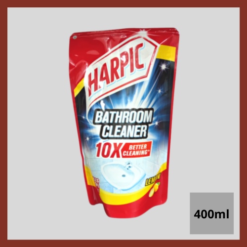 Harpic Bathroom Cleaner Lemon Pouch (400ml) Shopee Philippines
