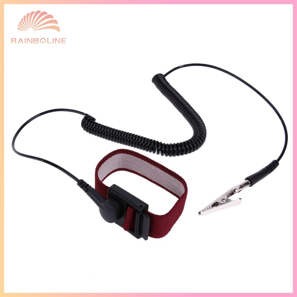 2 Meters Cable Anti Static ESD Wrist Strap Ground Static Discharge Band