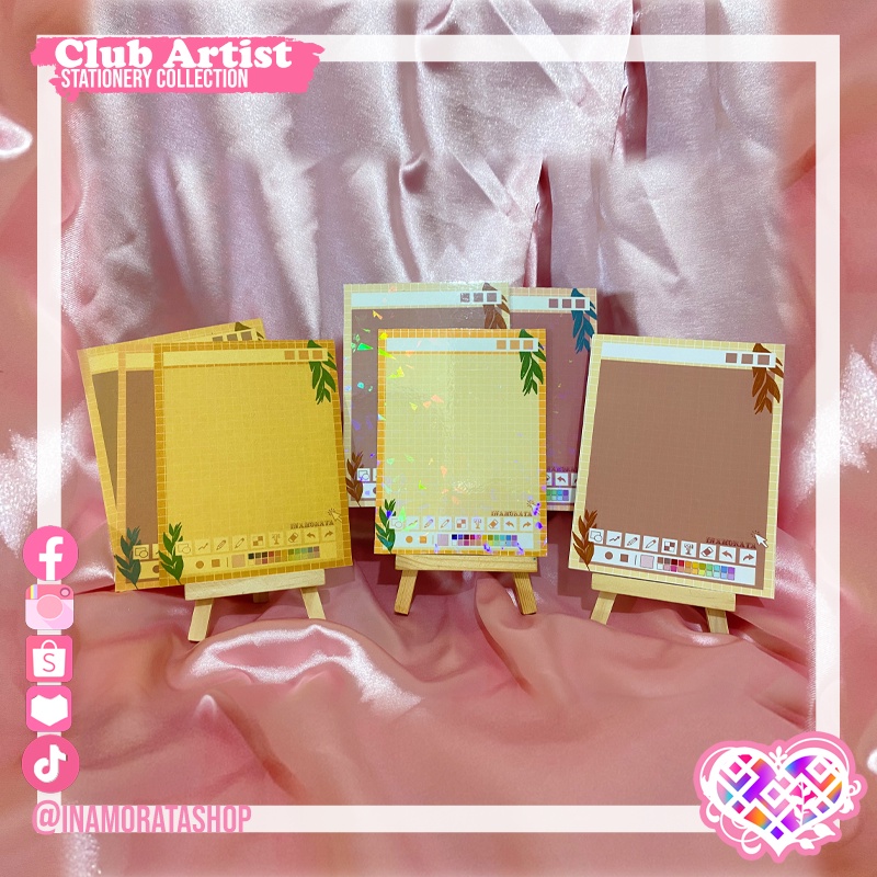 Club Artist stationery Notepads Rewritable Magnets Stickers for ...