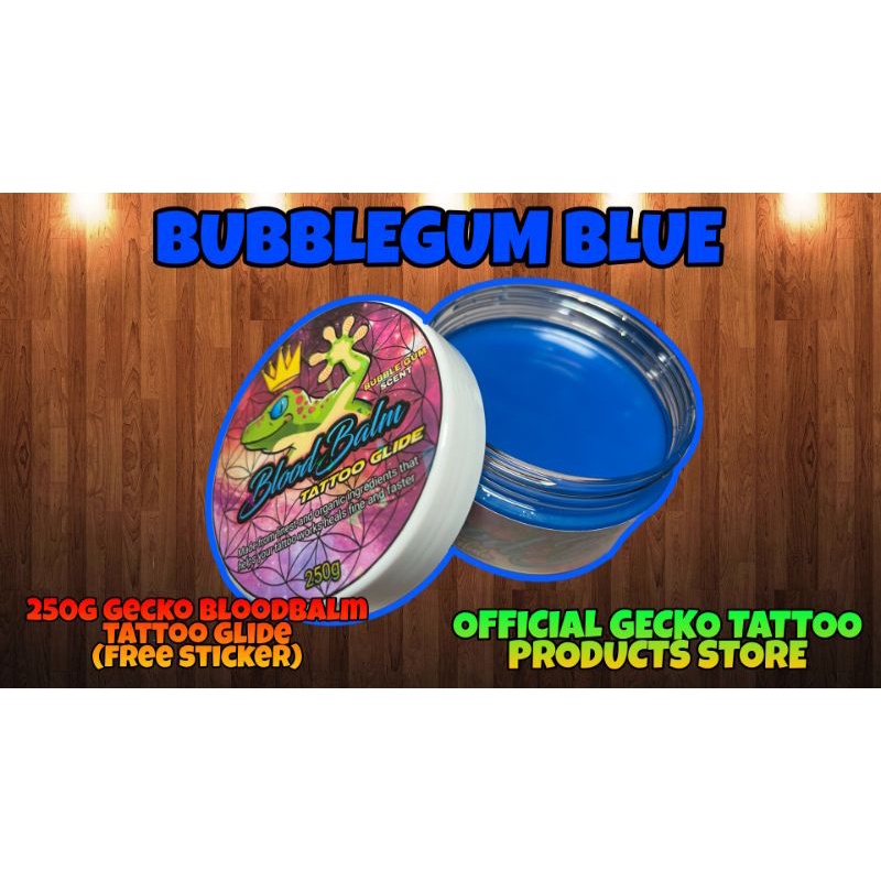 gecko's blood balm & tattoo glide 100g or 250g ointment and aftercare ...