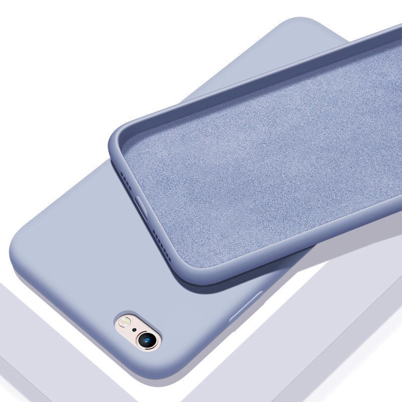 Apple iPhone 6s Plus Case Liquid Silicone Matte Jelly Candy