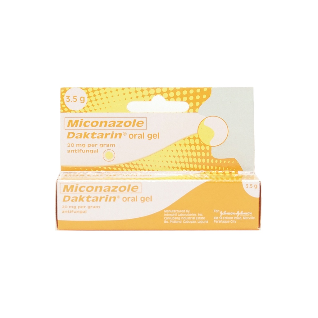 Daktarin Miconazole 3.5g Oral Gel Antifungal Shopee Philippines