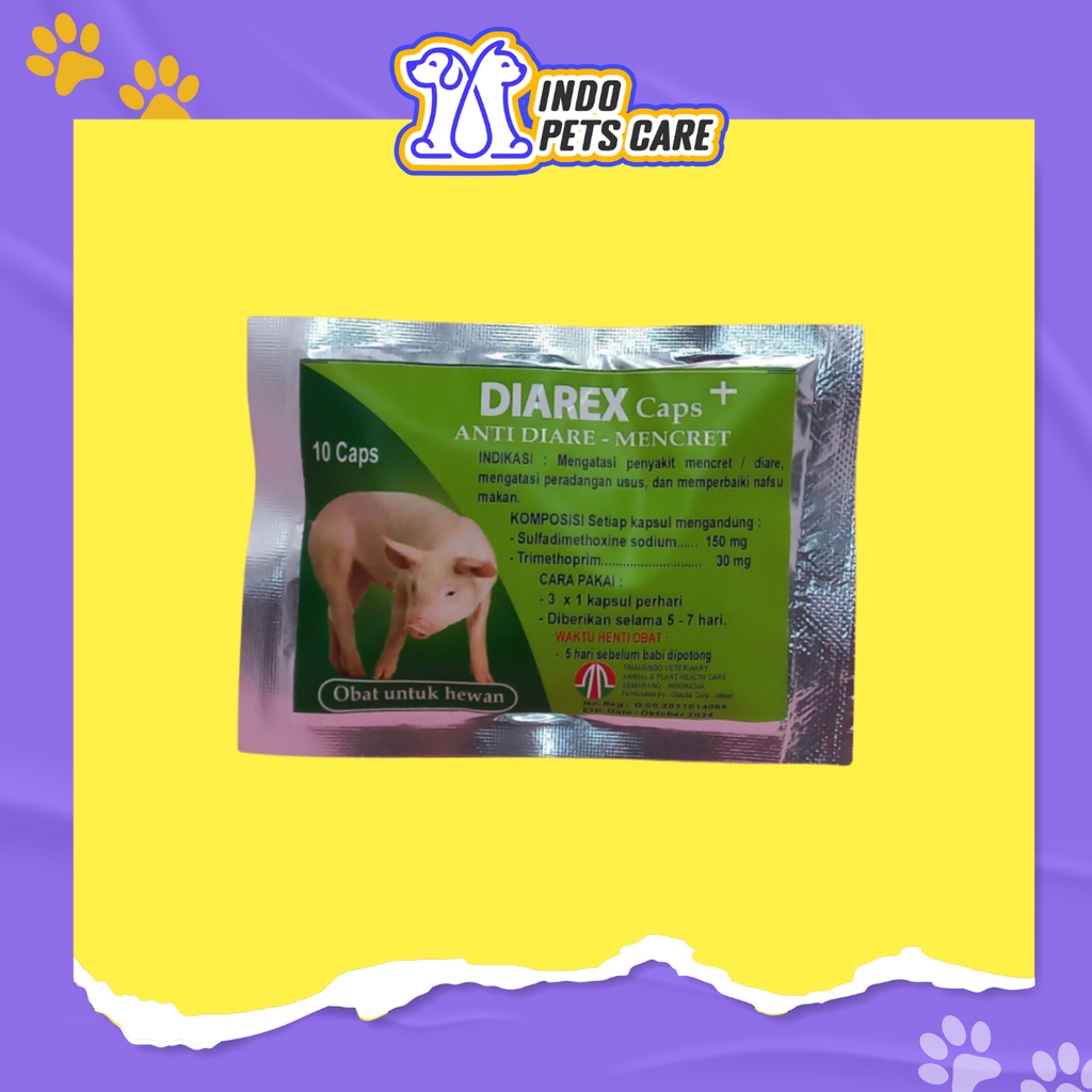 Pig Diarrhea Medicine Diarrheax PIG 10 Capsules ANTICret PIG