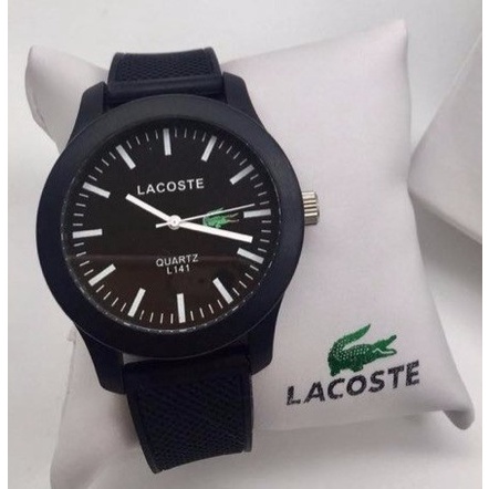 Lacoste mens watch on sale black