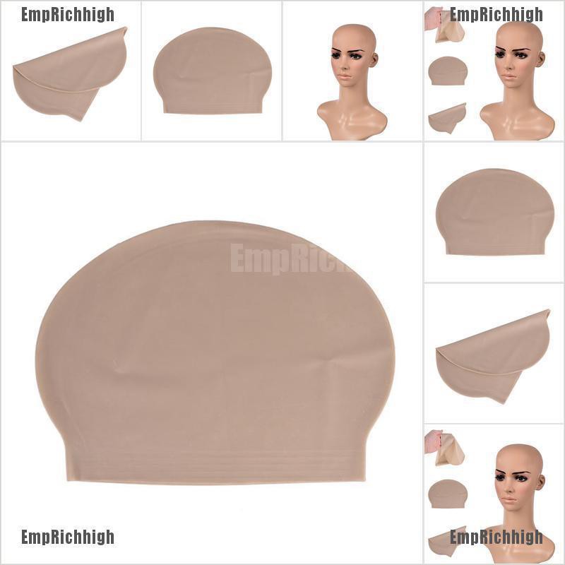 Qrhyk Fake Latex Flesh Skin Unisex Bald Head Wig Cap Rubber Skinhead Costume Prank Shopee