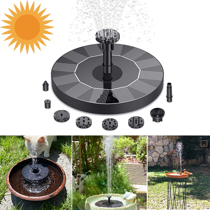 Mini Solar Water Fountain eco Fountain on solar energy Pool Pond ...