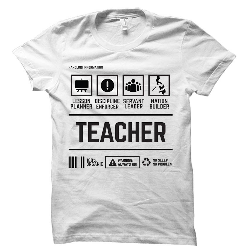 Course T-Shirt Premium Quality - Teacher | Shopee Philippines