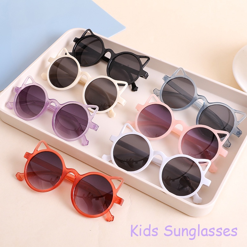 Kids Sunglasses Girls Brand Cat Eye Children Glasses Boys UV400 Lens Baby  Sun glasses Cute Eyewear