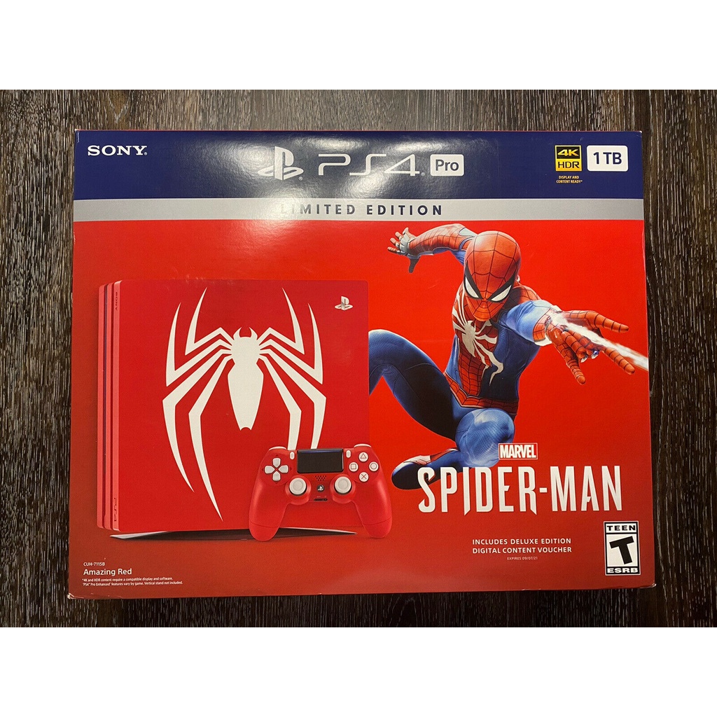 Sony playstation 4 pro spiderman best sale edition