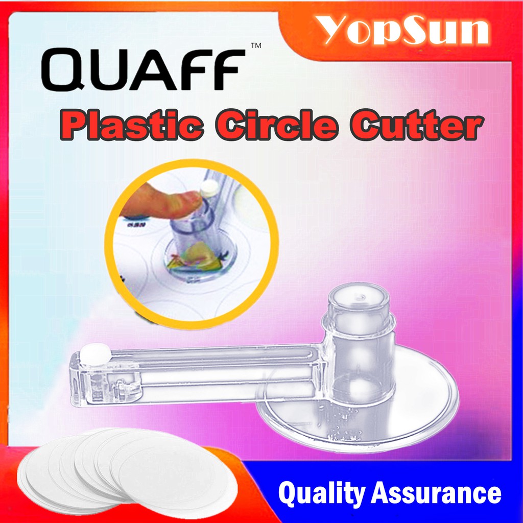 Quaff Plastic Circle Cutter For Button Pin Shopee Philippines