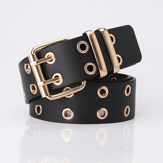 Buckle leather belt - Woman