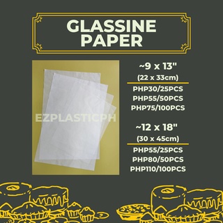 Glassine Colored wax paper 10's 23GSM 2x3 ft 24x36 inches Brown