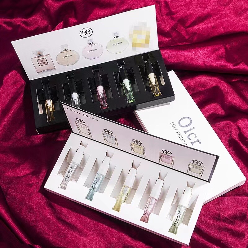 ♧JEAN MISS women's perfume sample set 5 gift box lasting light ...