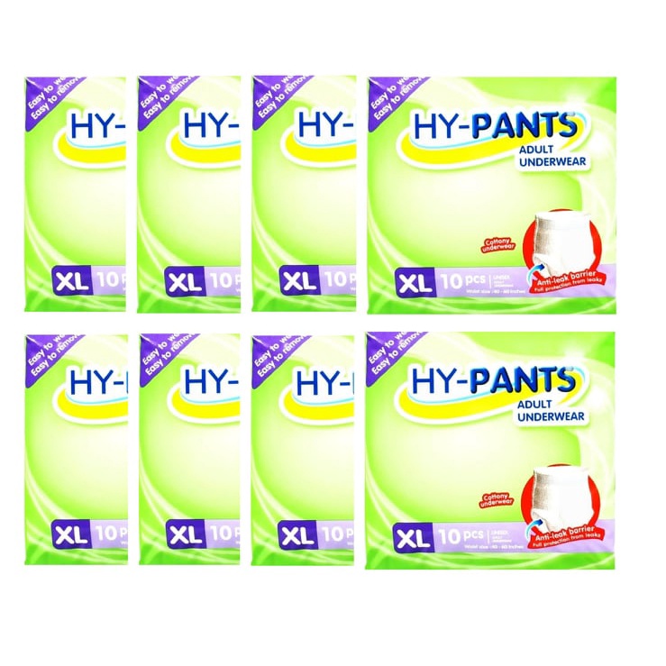 Hypants Adult Underwear XL 10's by 8 Packs ( 80pcs ) Shopee Philippines