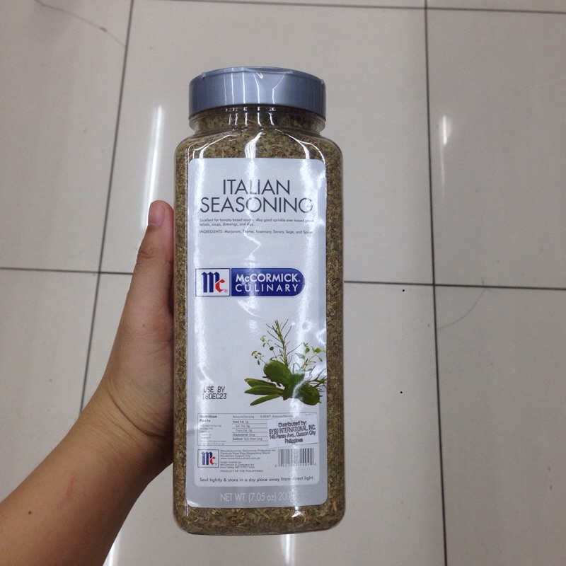 McCORMICK ITALIAN SEASONING 200g Shopee Philippines