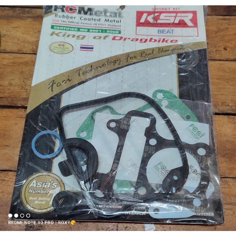 BEAT CARB. TOP OVERHAULING GASKET KSR MADE IN THAILAND | Shopee Philippines