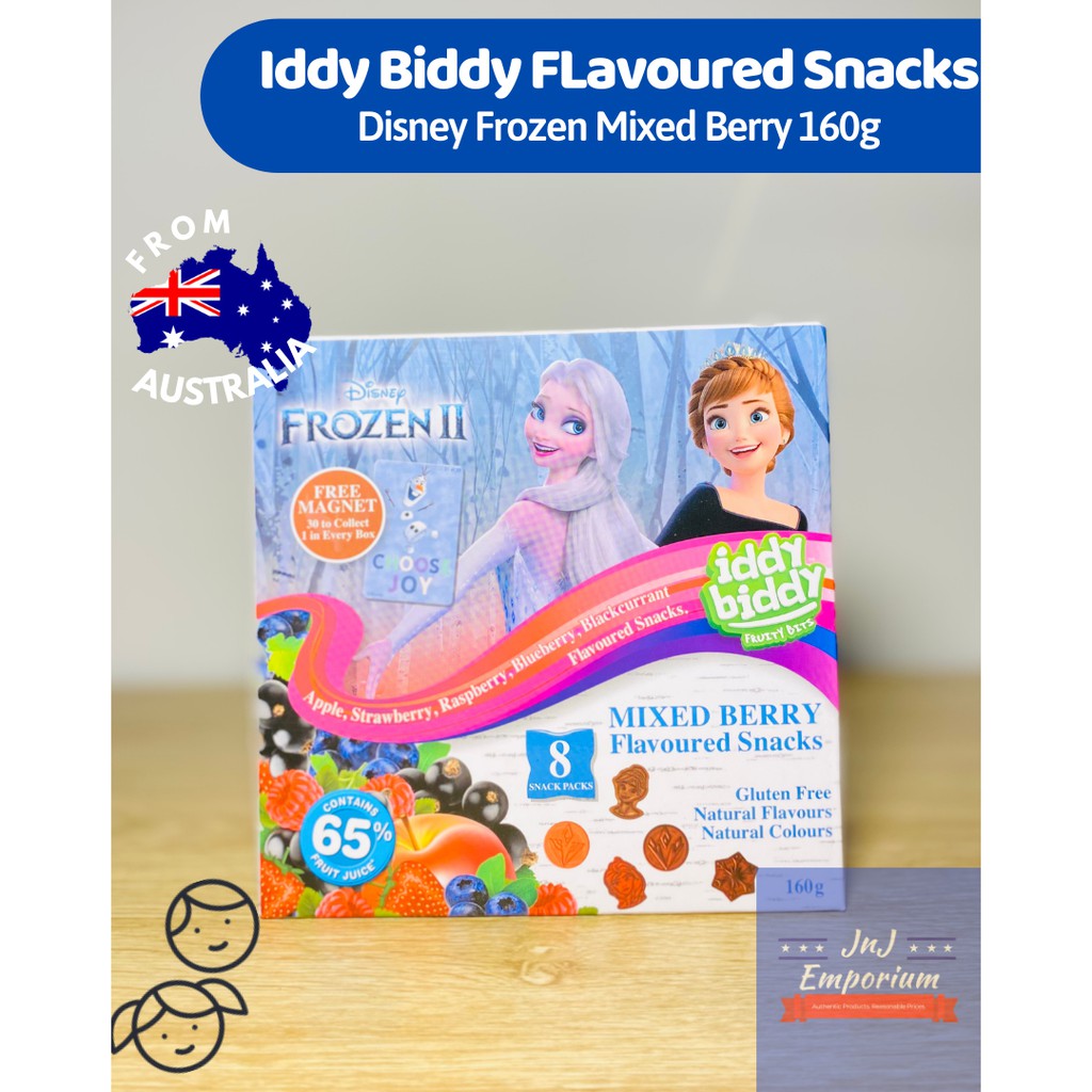 Iddy Biddy Fruit Snacks Mixed Berry 20g X8 Pack Frozen Shopee Philippines