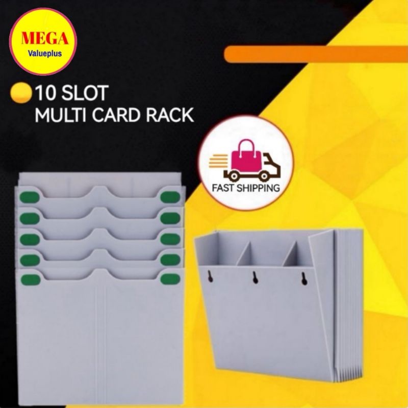 Punch Card Rack / Punch Card Holder / Time Recorder card Rack *10