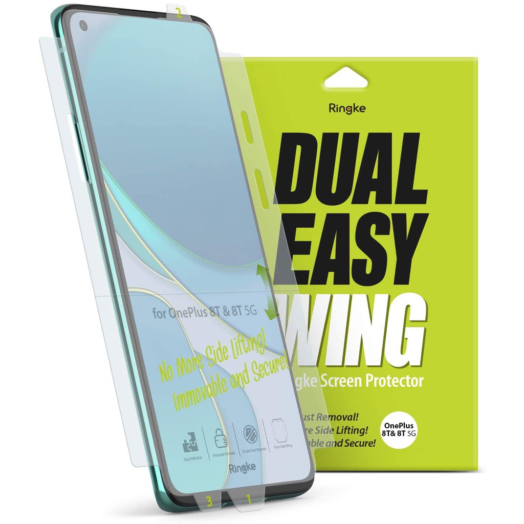 Ringke Dual Easy Wing Screen Protector for OnePlus 8T / 8T 5G | Shopee ...
