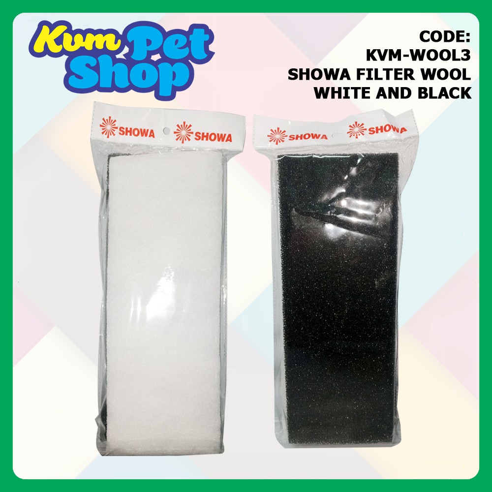 Showa Filter Wool Black and White | Shopee Philippines