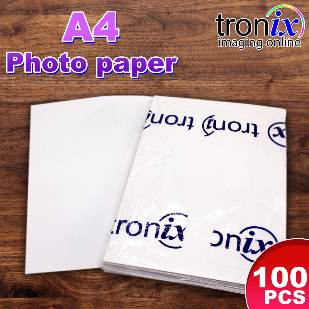 Tronix Imaging A4 Photo Paper 8.25 X 11.70 Inches Water Resistant High ...