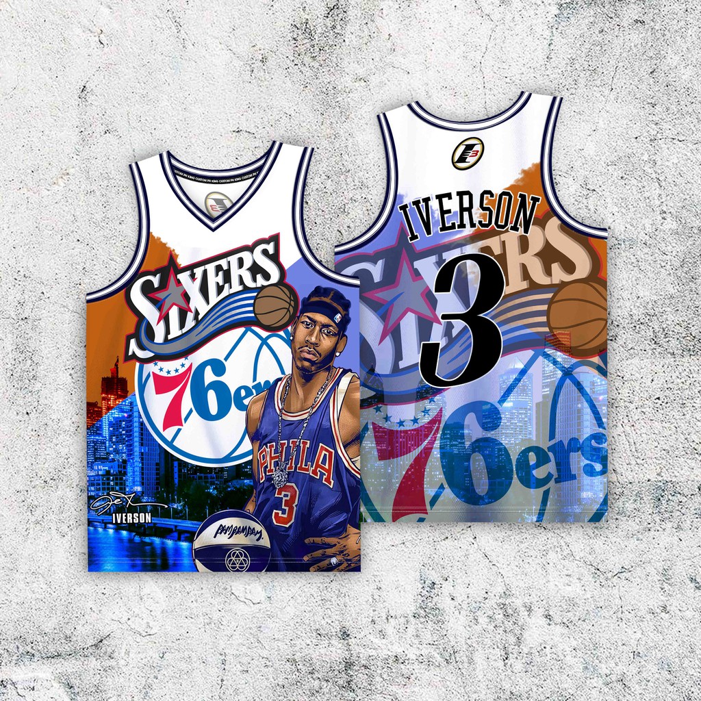 76ers 2024 jersey iverson