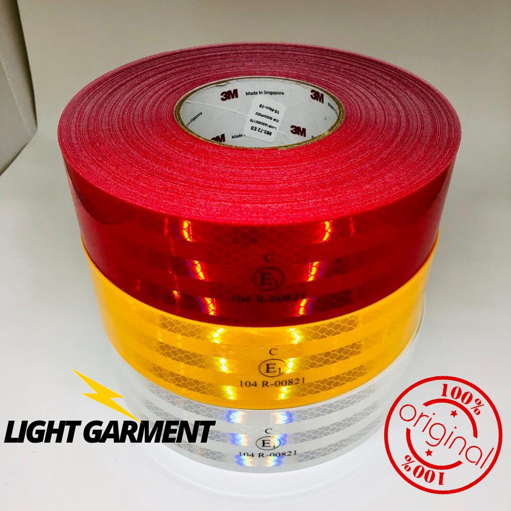 CAHAYA KIR DISHUB Light Reflecting Stickers Ori 3M 983 Diamond Grade ...